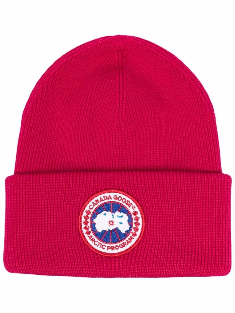 logo-patch detail beanie - 1