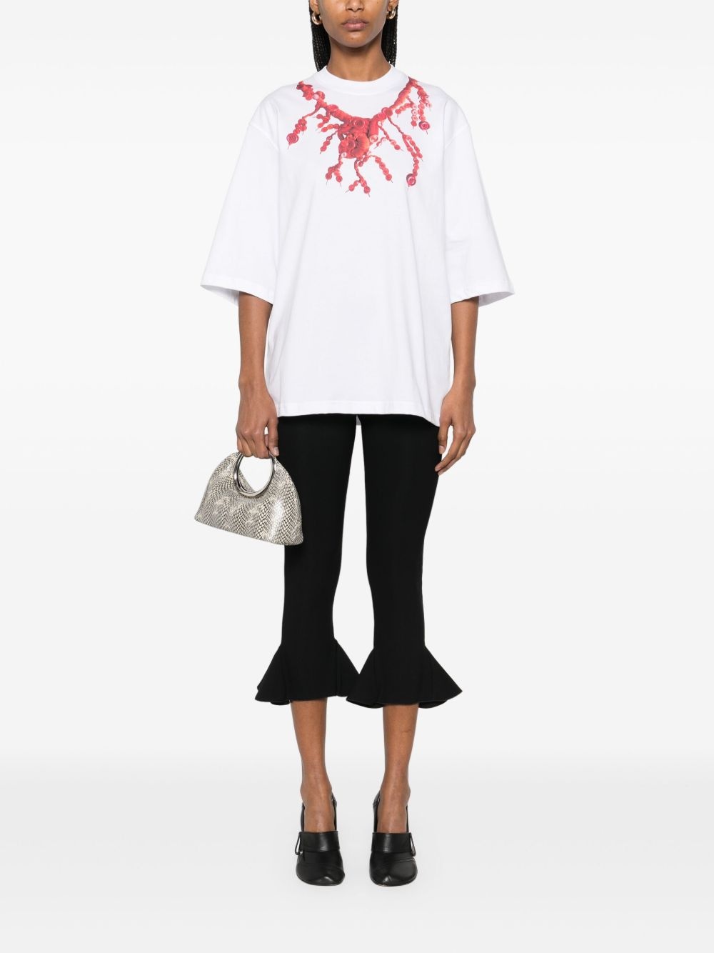 x Judy Blame necklace-print T-shirt - 2