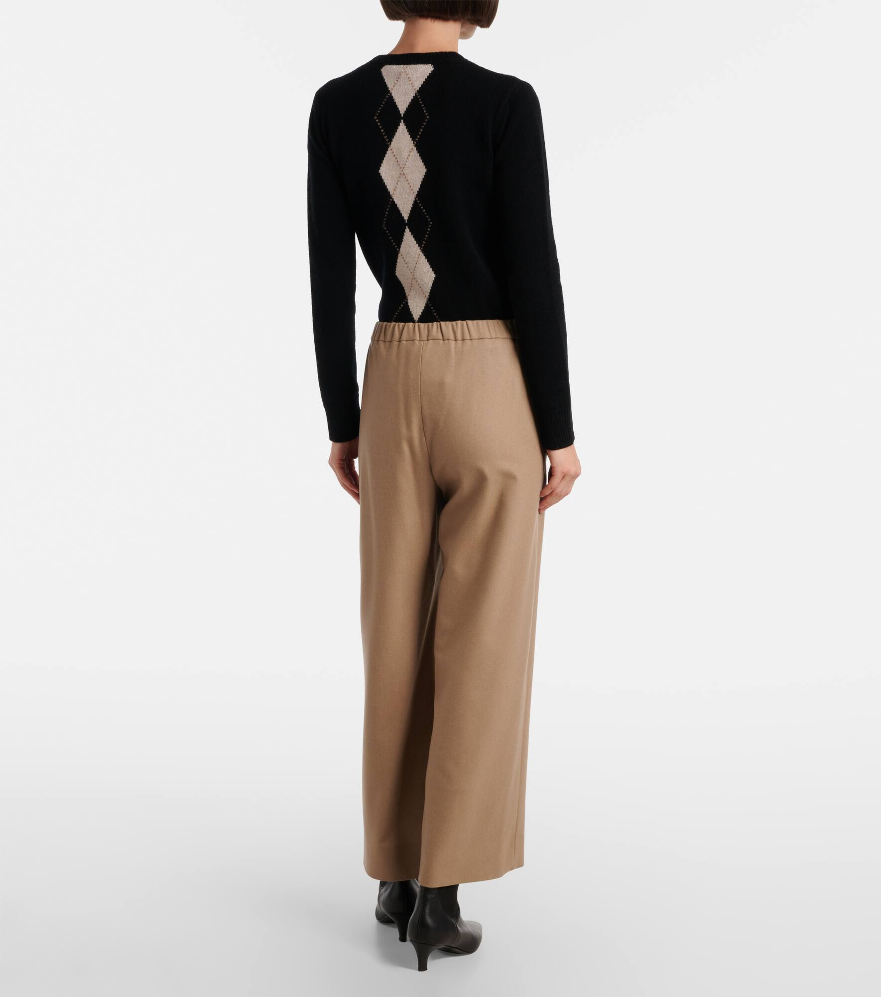 Wool flannel sweatpants - 3