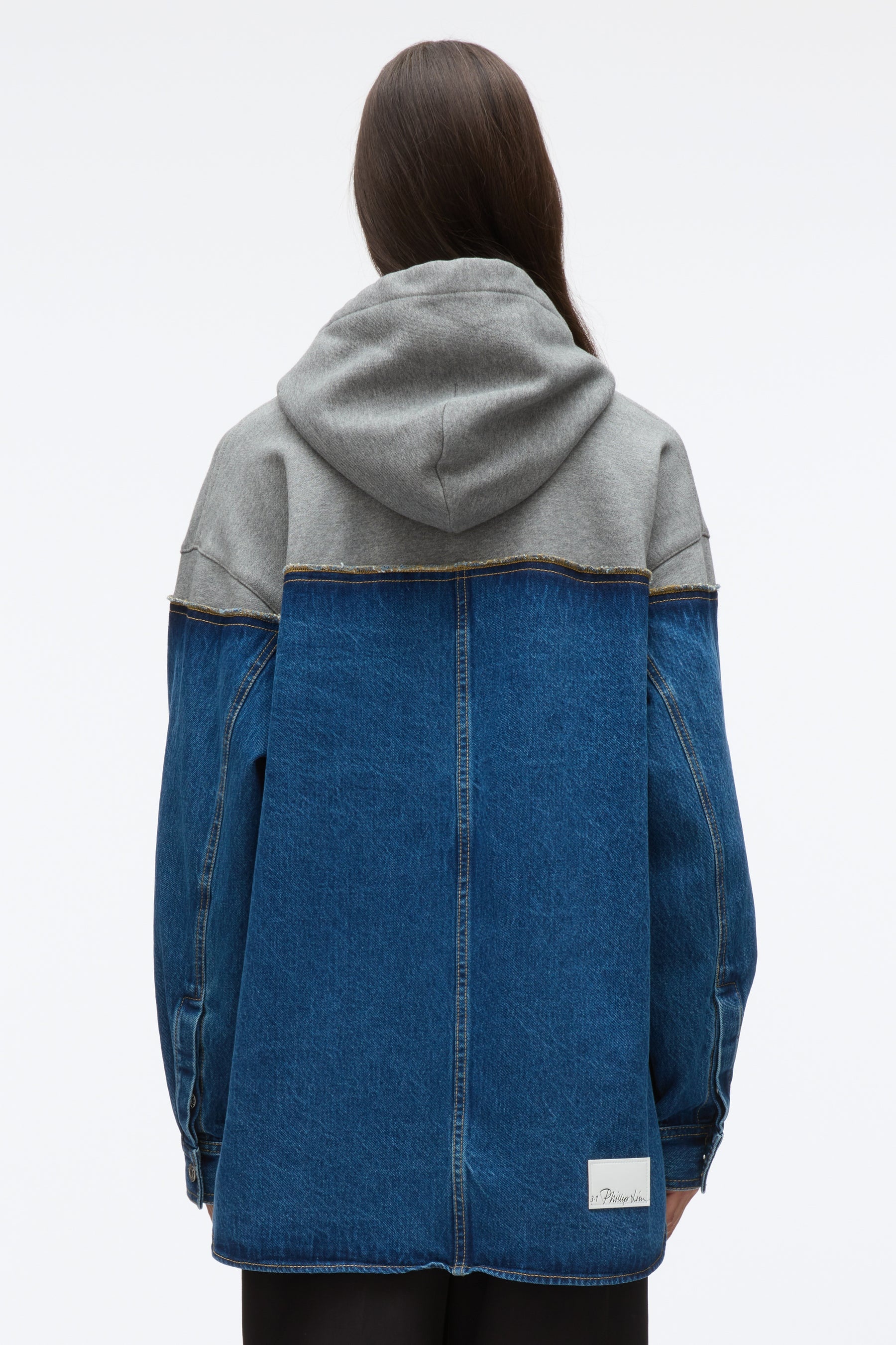 Hybrid Denim Hoodie - 5