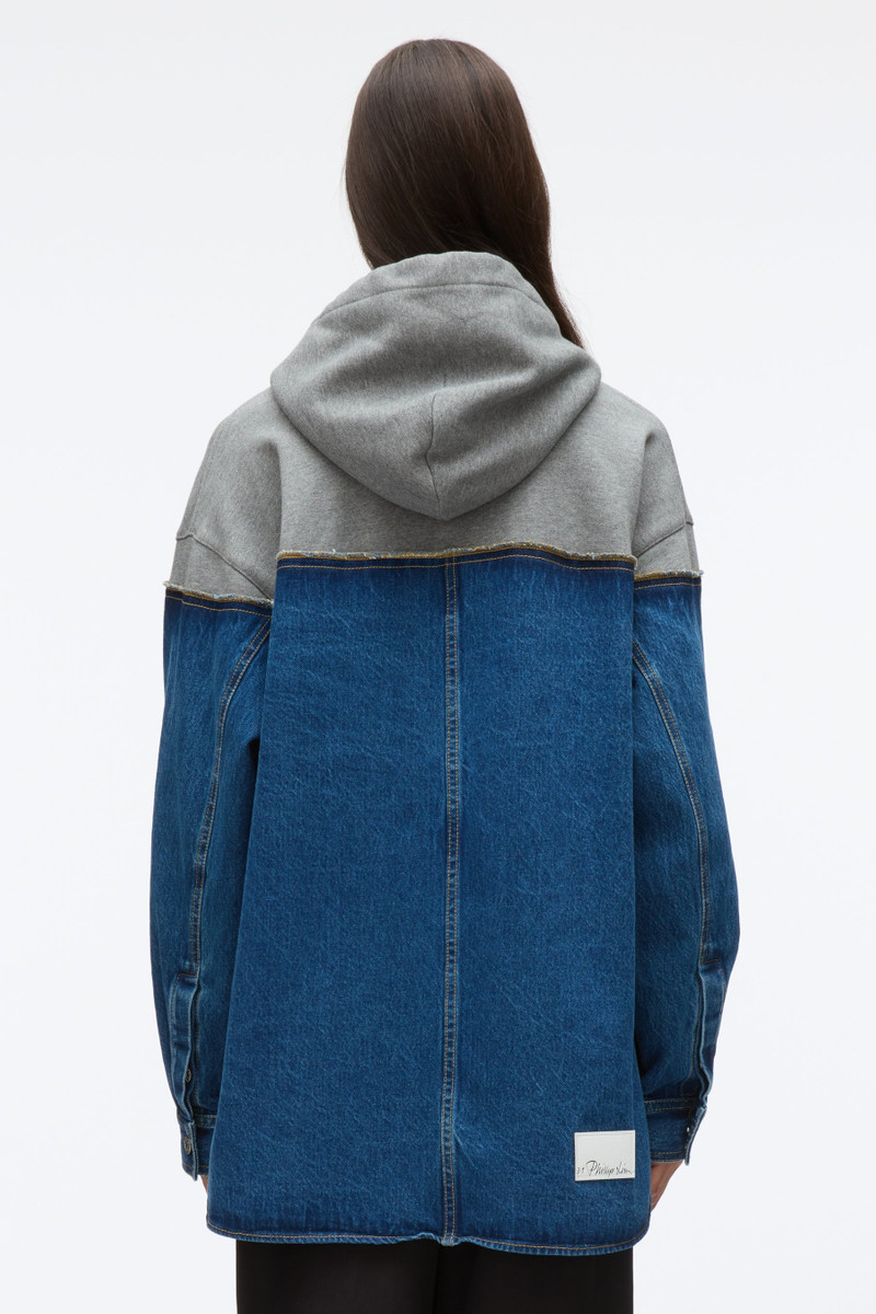 Hybrid Denim Hoodie 5