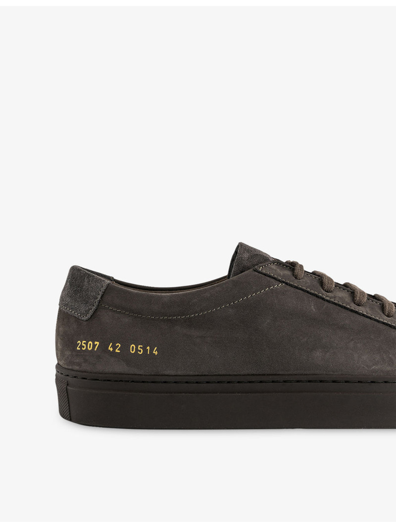 Achilles Branded Suede Low-Top Trainers 5