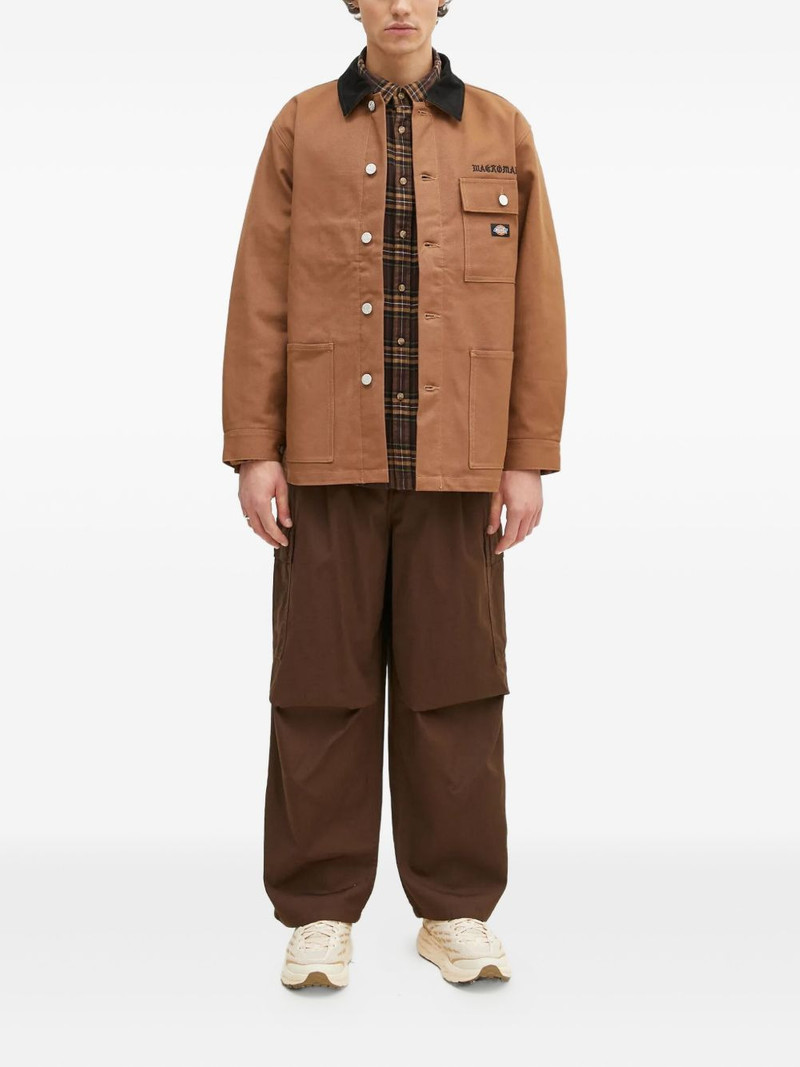 Barbour checked corduroy-panel shirt outlook