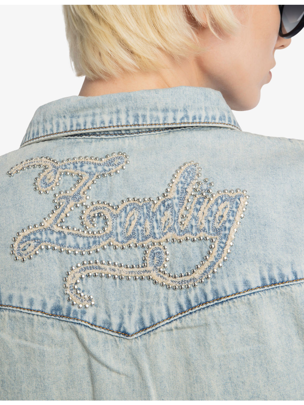 Saby Flap-Pocket Denim Shirt - 5