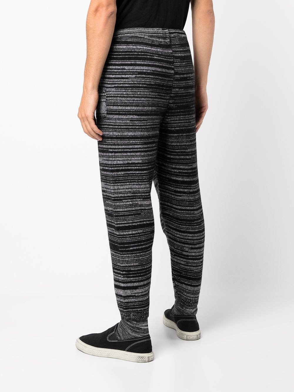 stripe heavy joggers - 5