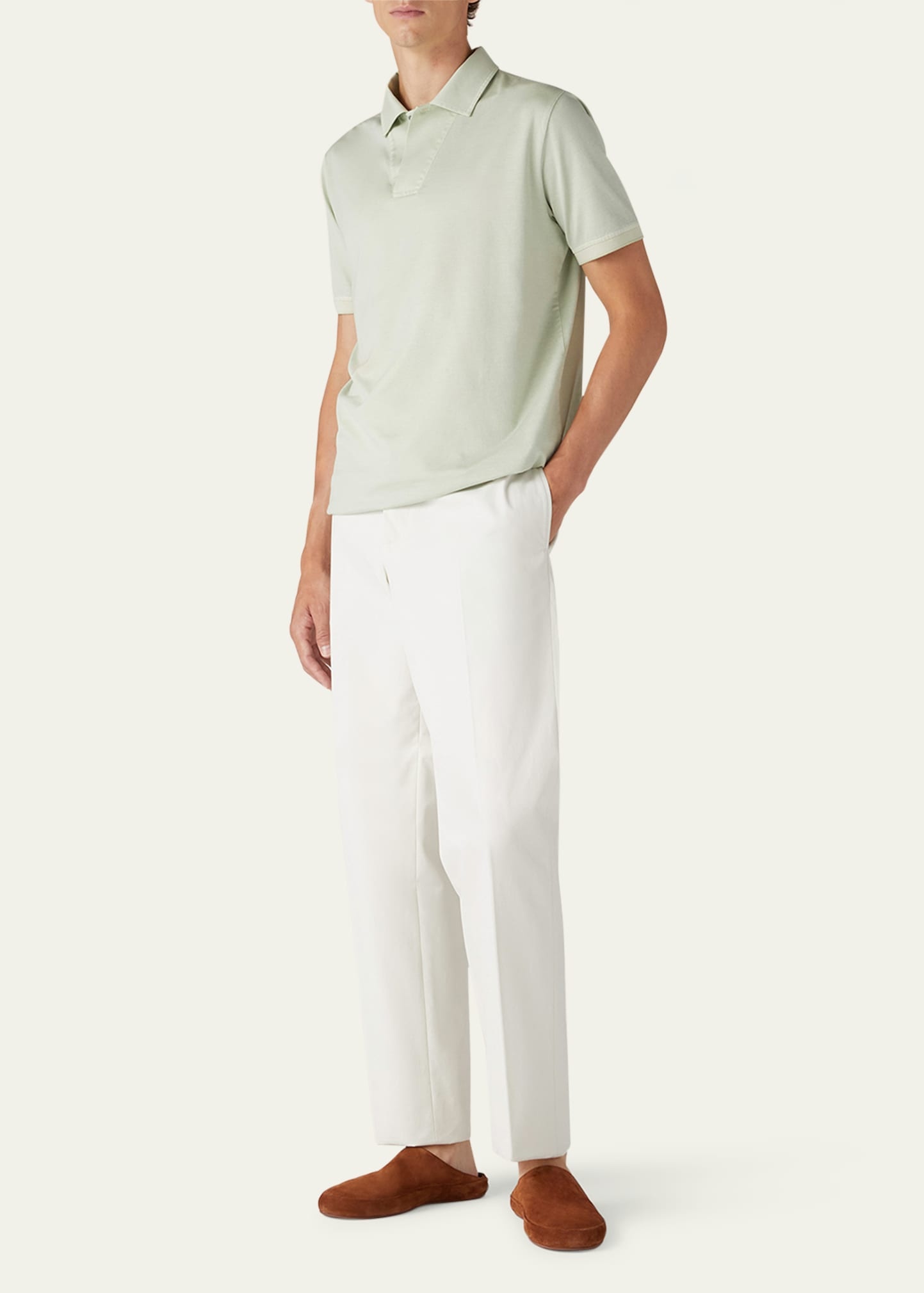 Men's Cotton-Silk Polo Shirt - 2