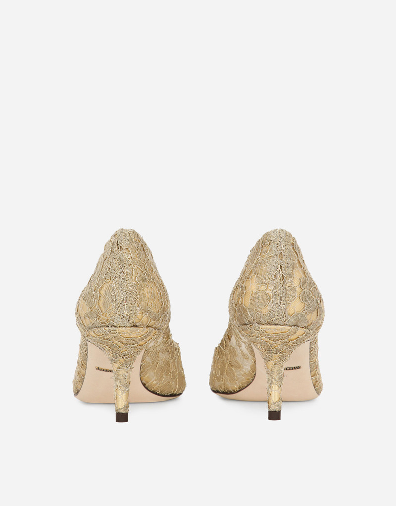 Dolce & Gabbana Pump in Taormina lurex lace with crystals outlook