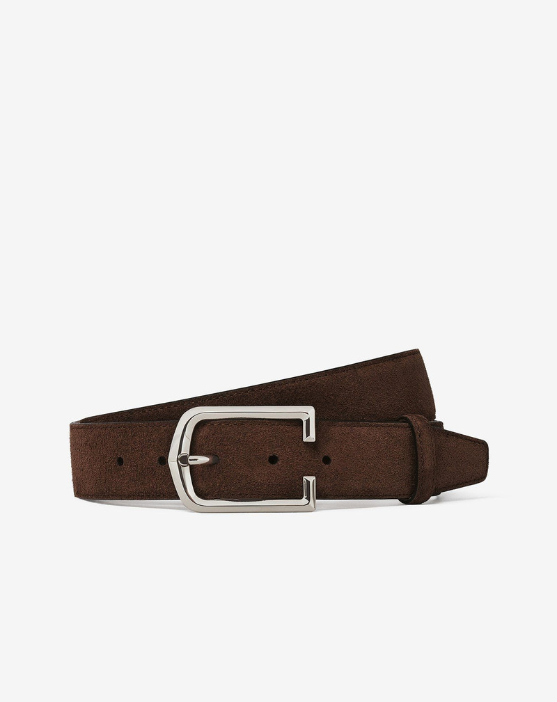 Brown suede belt 1