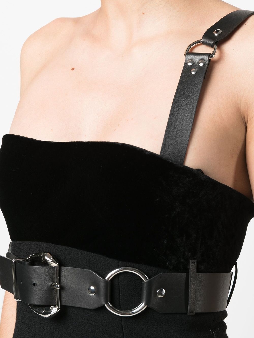 buckle-detail midi dress - 5