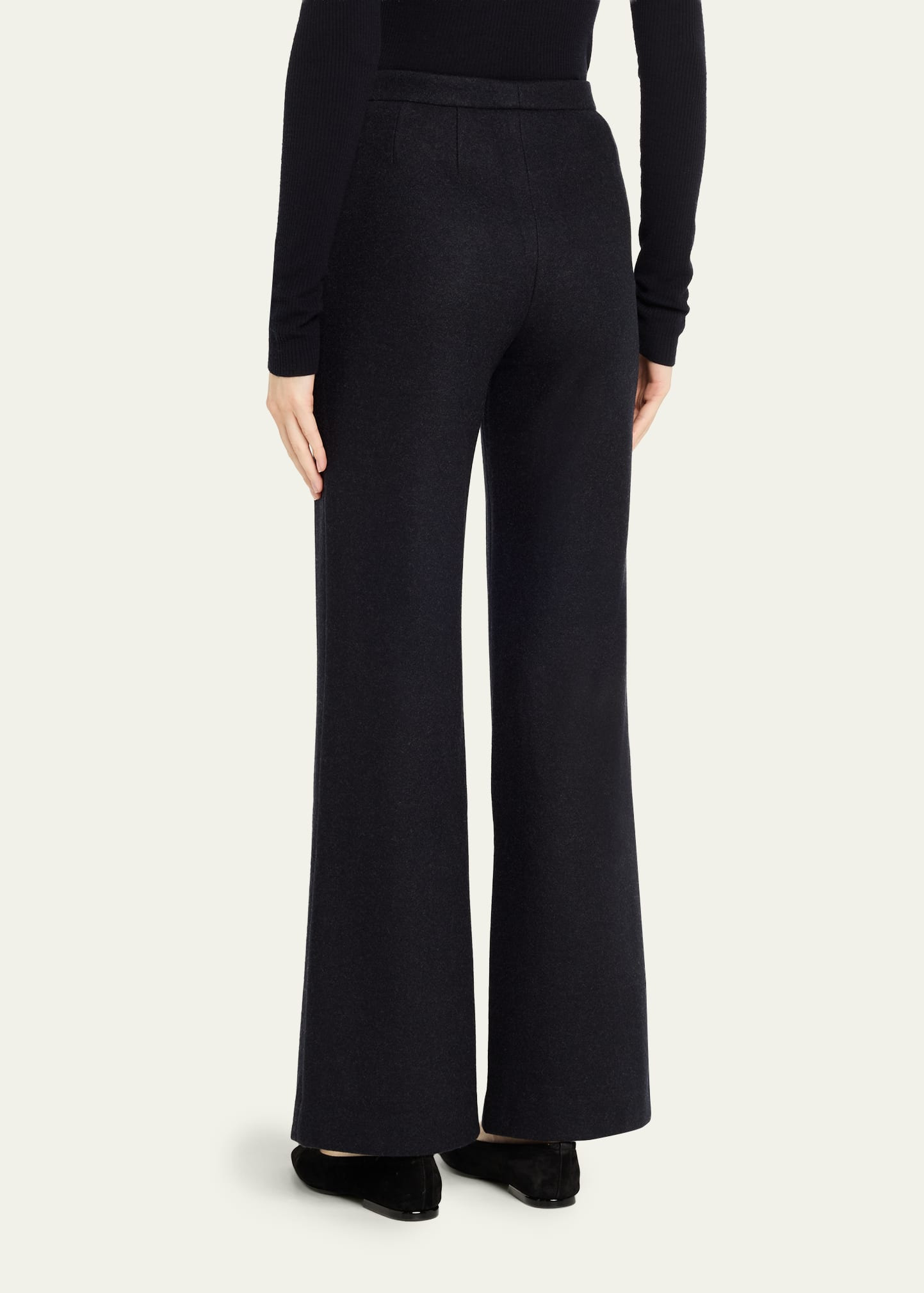 Robin Wool-Cashmere Straight-Leg Pants - 3