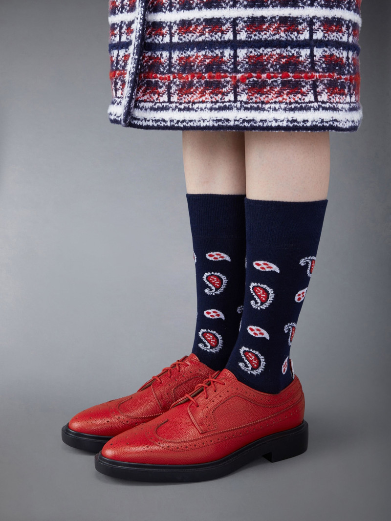 Thom Browne Pebble Grain Leather Longwing Brogue outlook