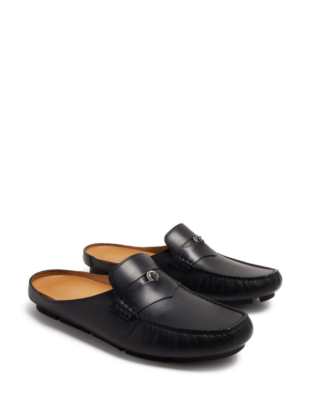 Medusa leather loafers - 2