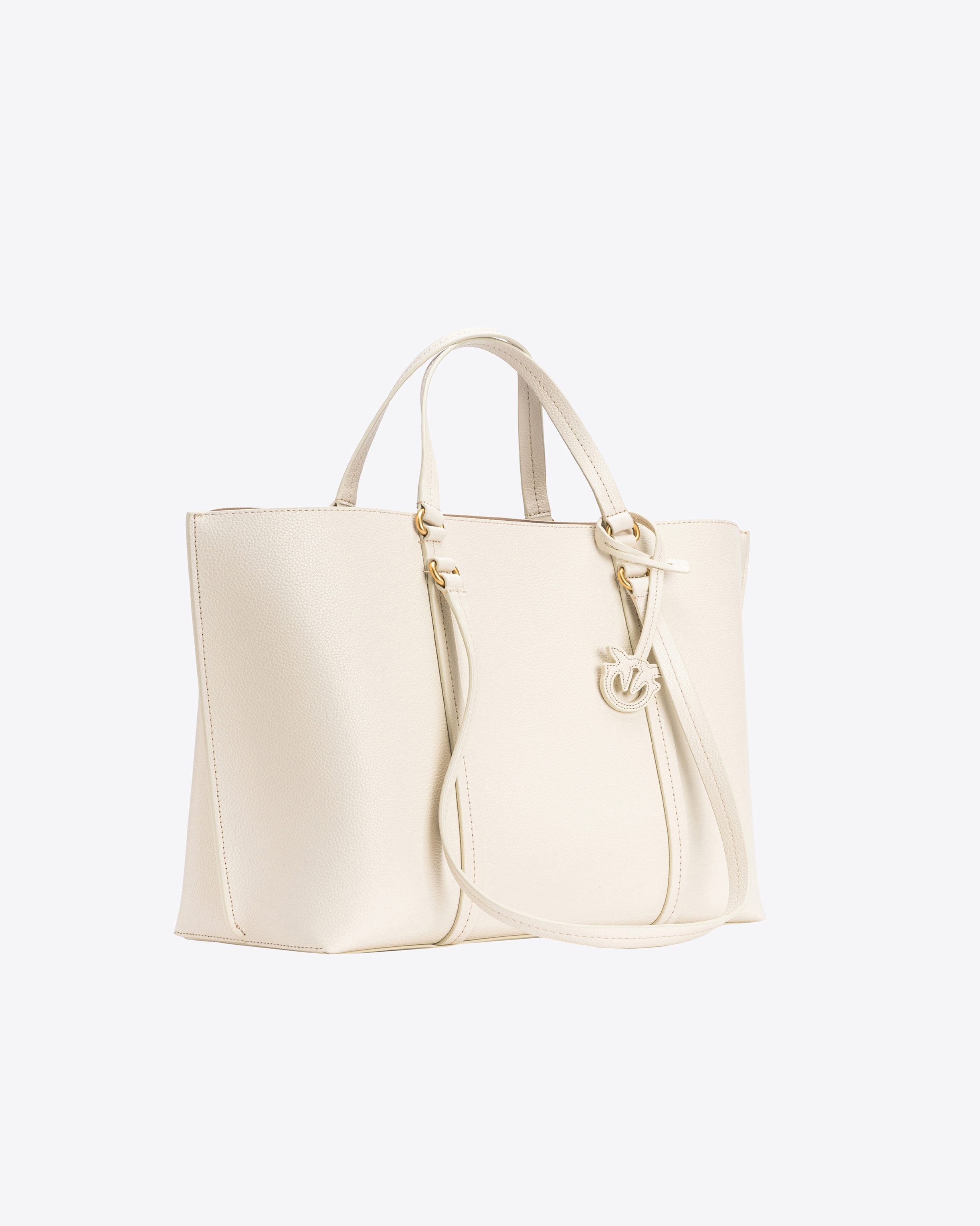 LARGE TUMBLED LEATHER SHOPPER BAG - 3