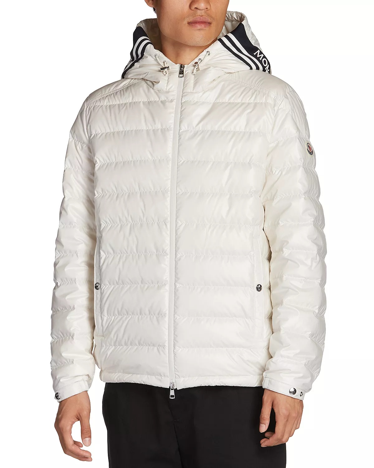 Cornour Quilted Full Zip Hooded Down Jacket - 1