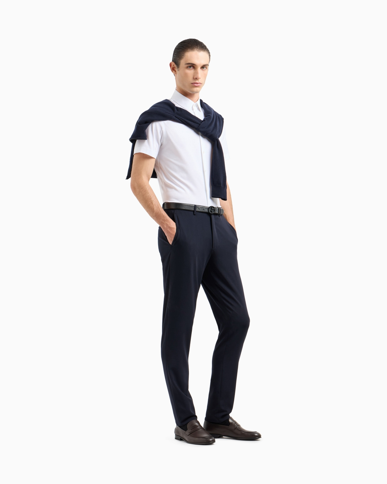 Short-sleeved, cotton-jersey shirt - 2