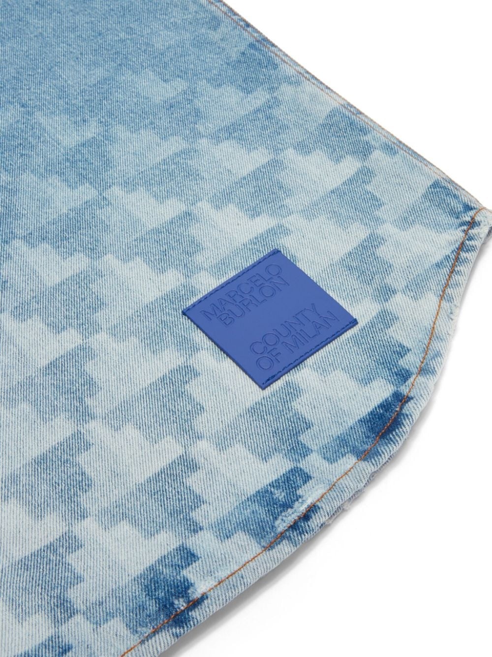 Laser Cross denim overshirt - 3