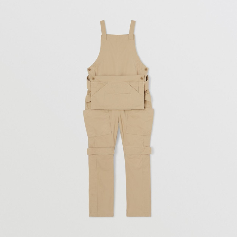 Cotton Twill Bib-front Trousers 1