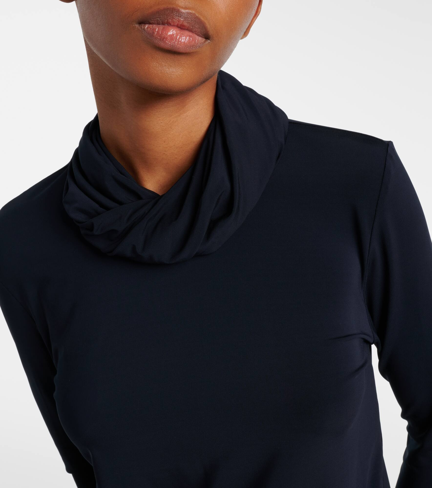 Lisette jersey turtleneck top - 4