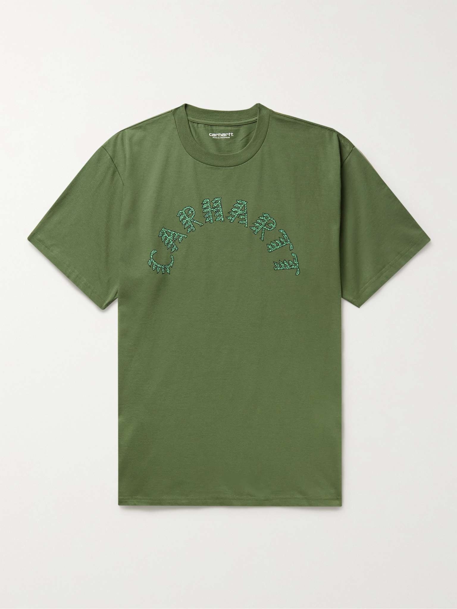 Logo-Print Organic Cotton-Jersey T-Shirt - 1