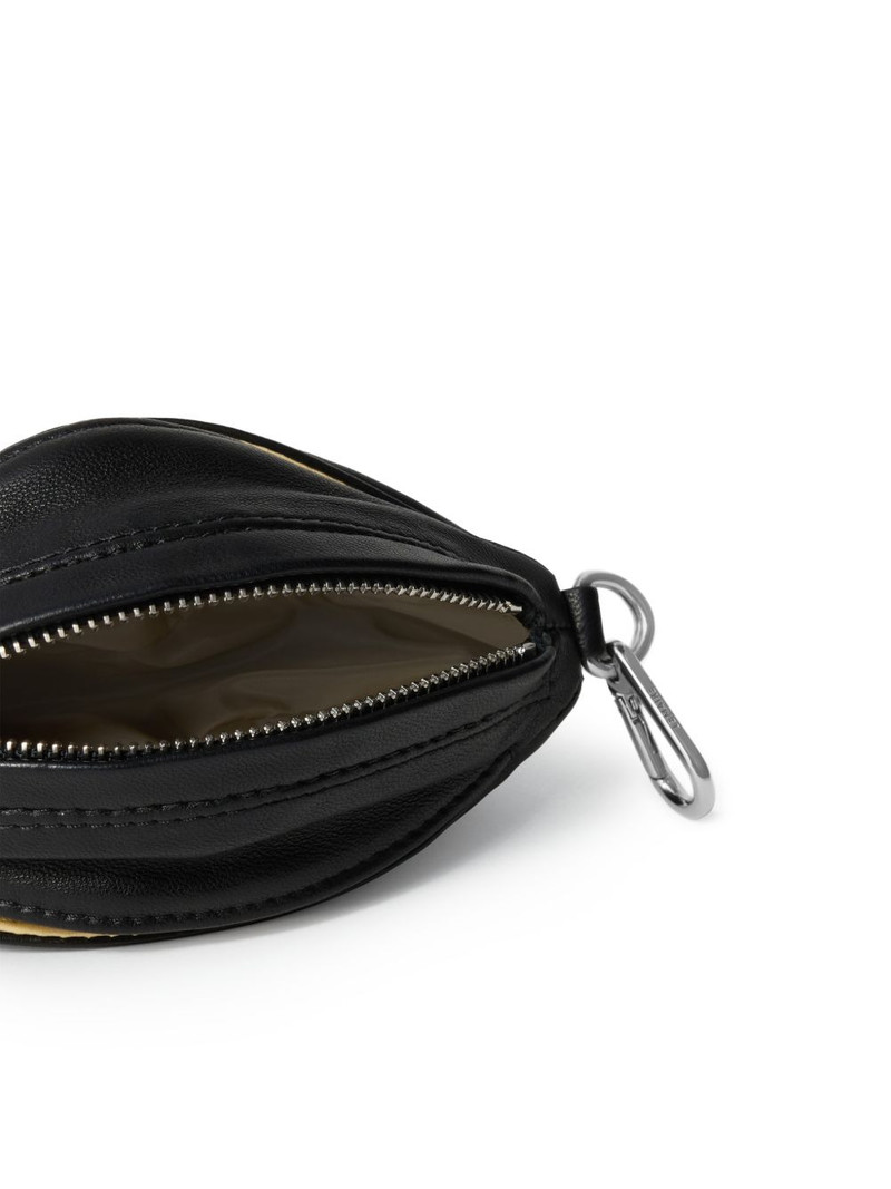 balloon zipped leather key charm 3