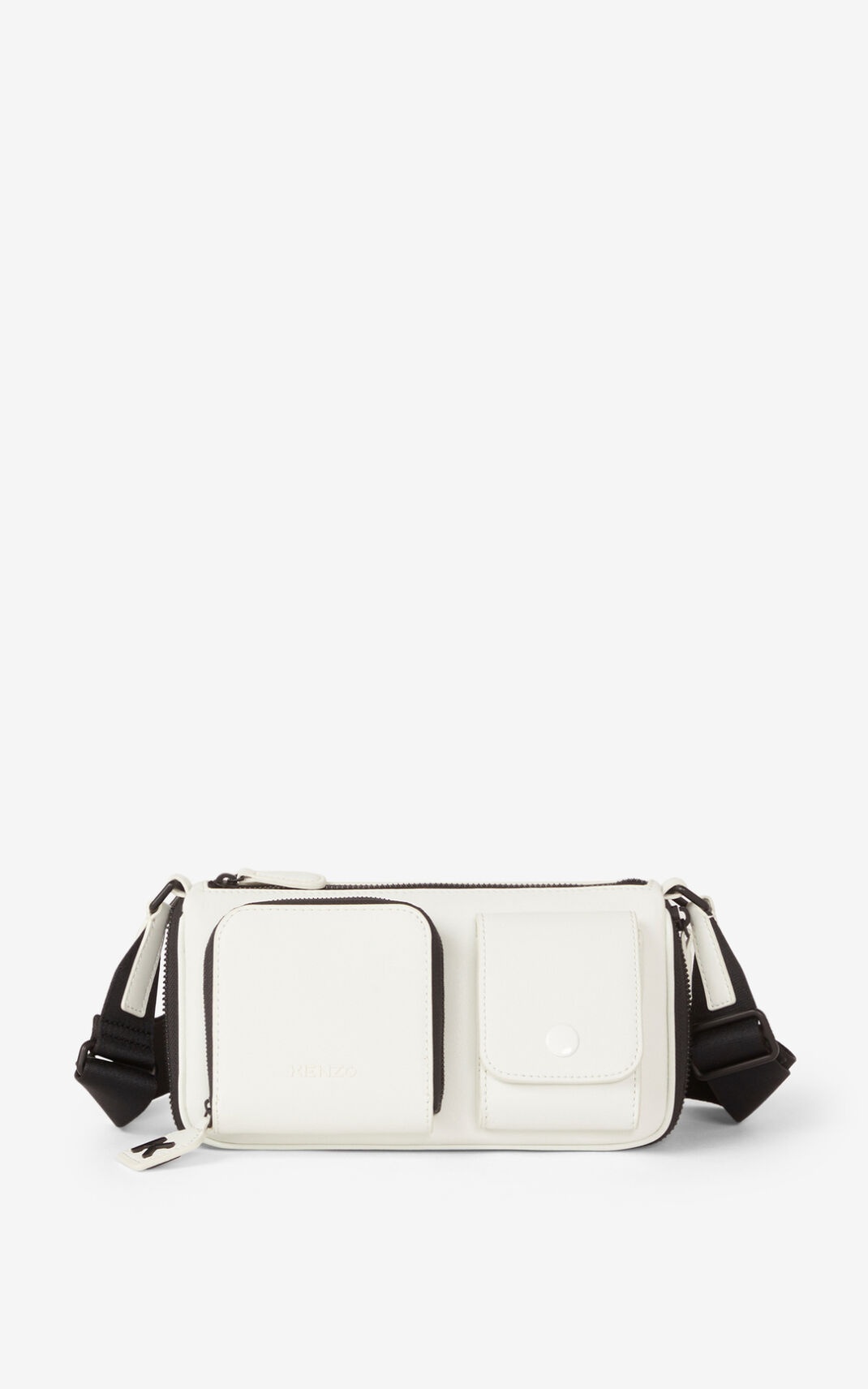 Small KENZO Kompact leather shoulder bag - 1