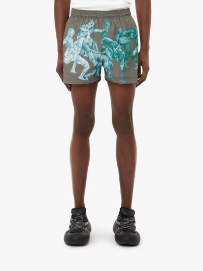 JW Anderson POL ANGLADA ALL OVER PRINT SHORTS outlook