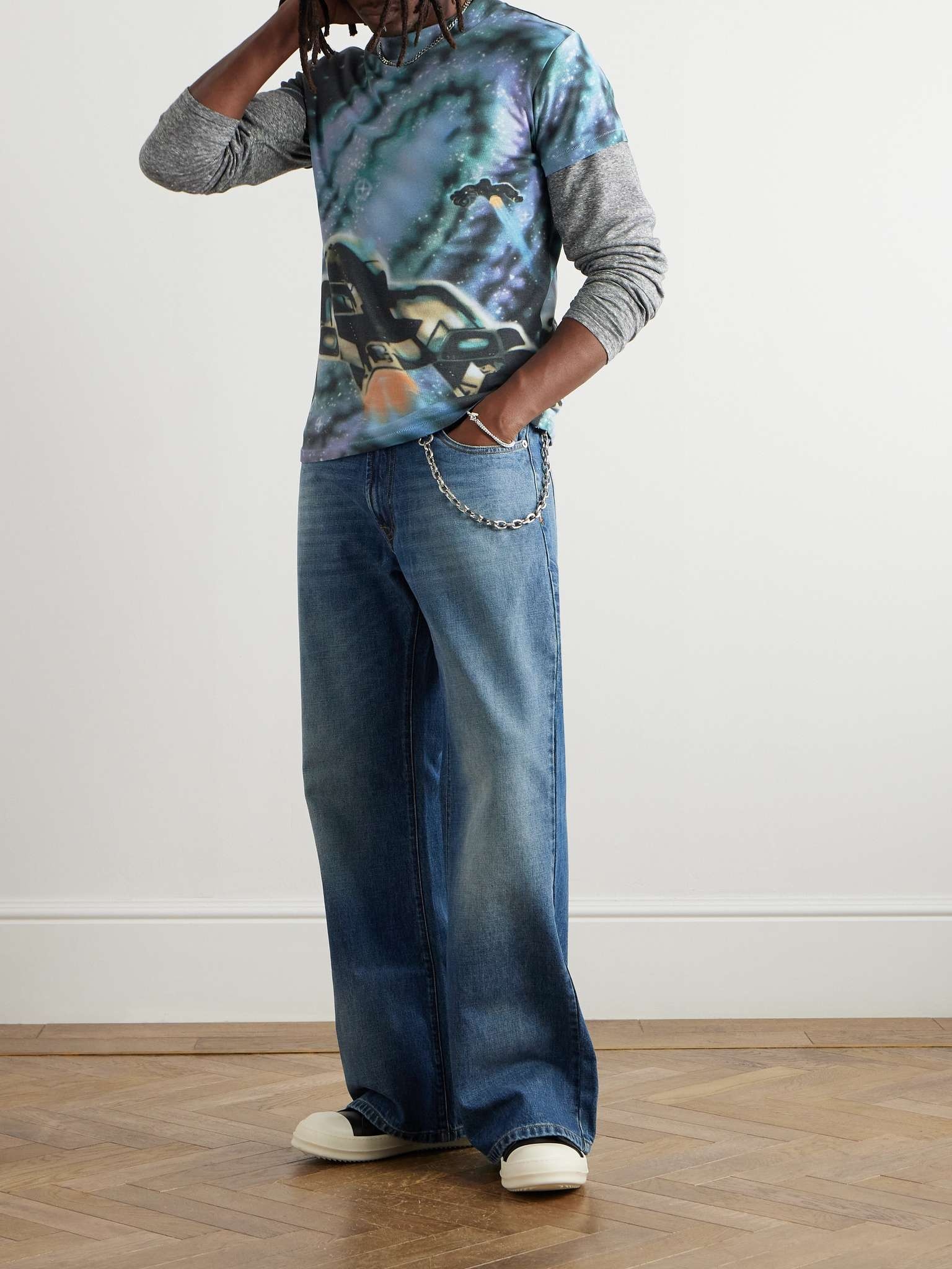 Slim-Fit Printed Cotton-Jersey T-Shirt - 2