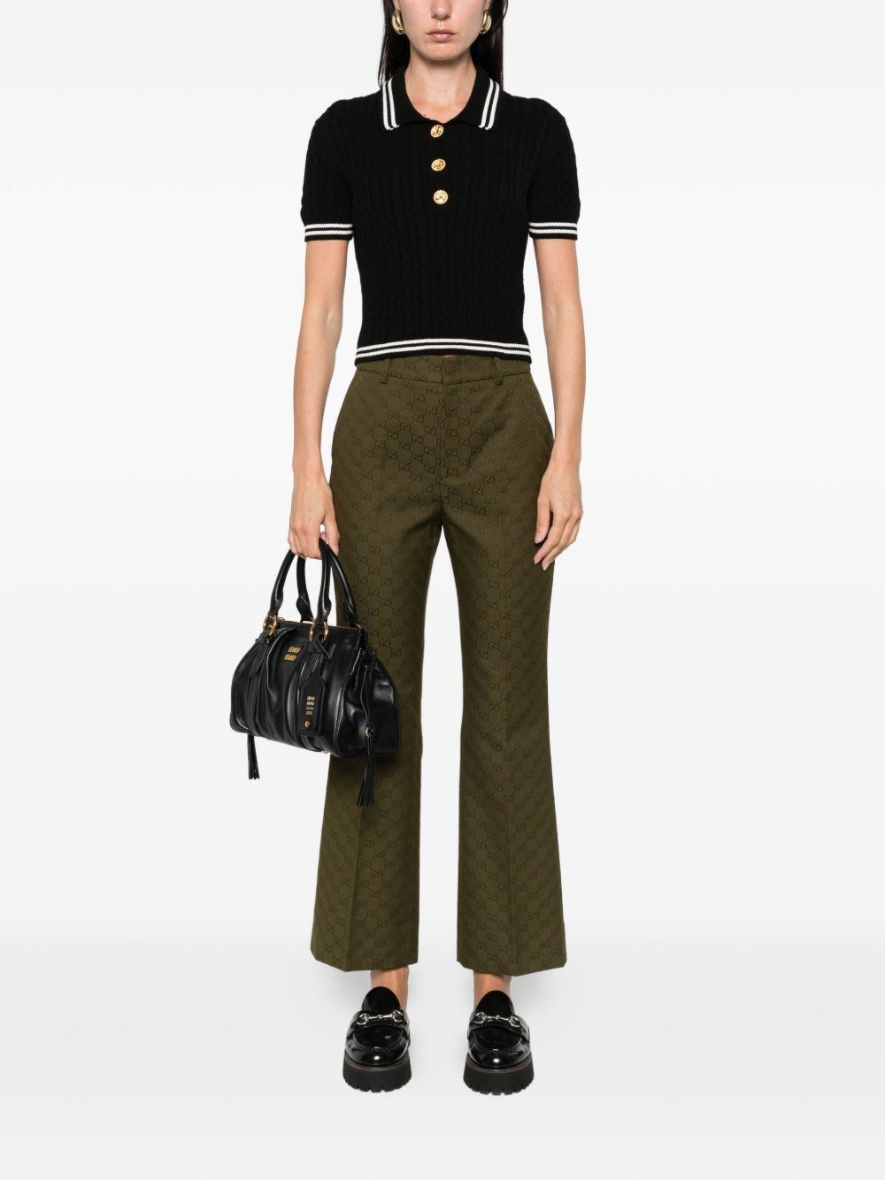 GG monogram trousers - 2