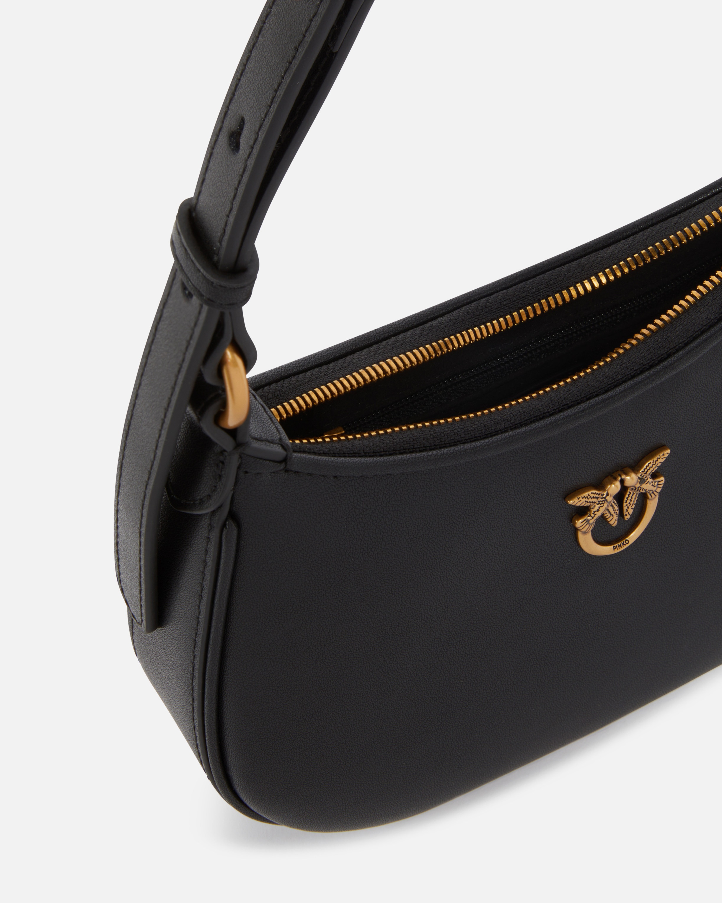 HALF MOON BABY LEATHER SHOULDER BAG - 4
