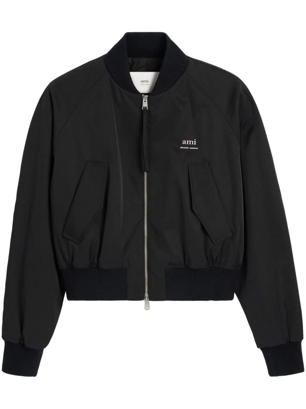 블랙 TWILL BOMBER - 1