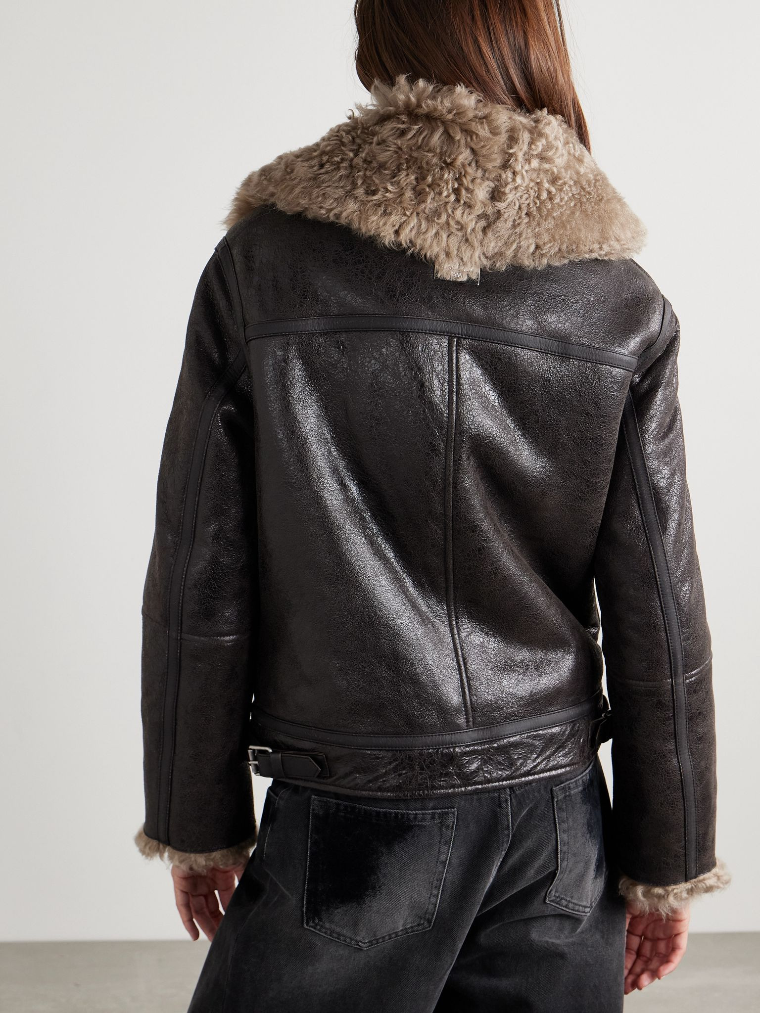 Shearling jacket Brown - 4