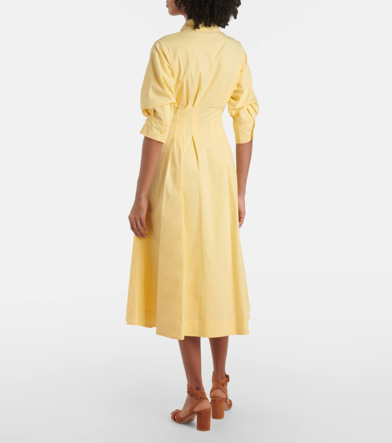 Jazz cotton-blend poplin midi dress 3