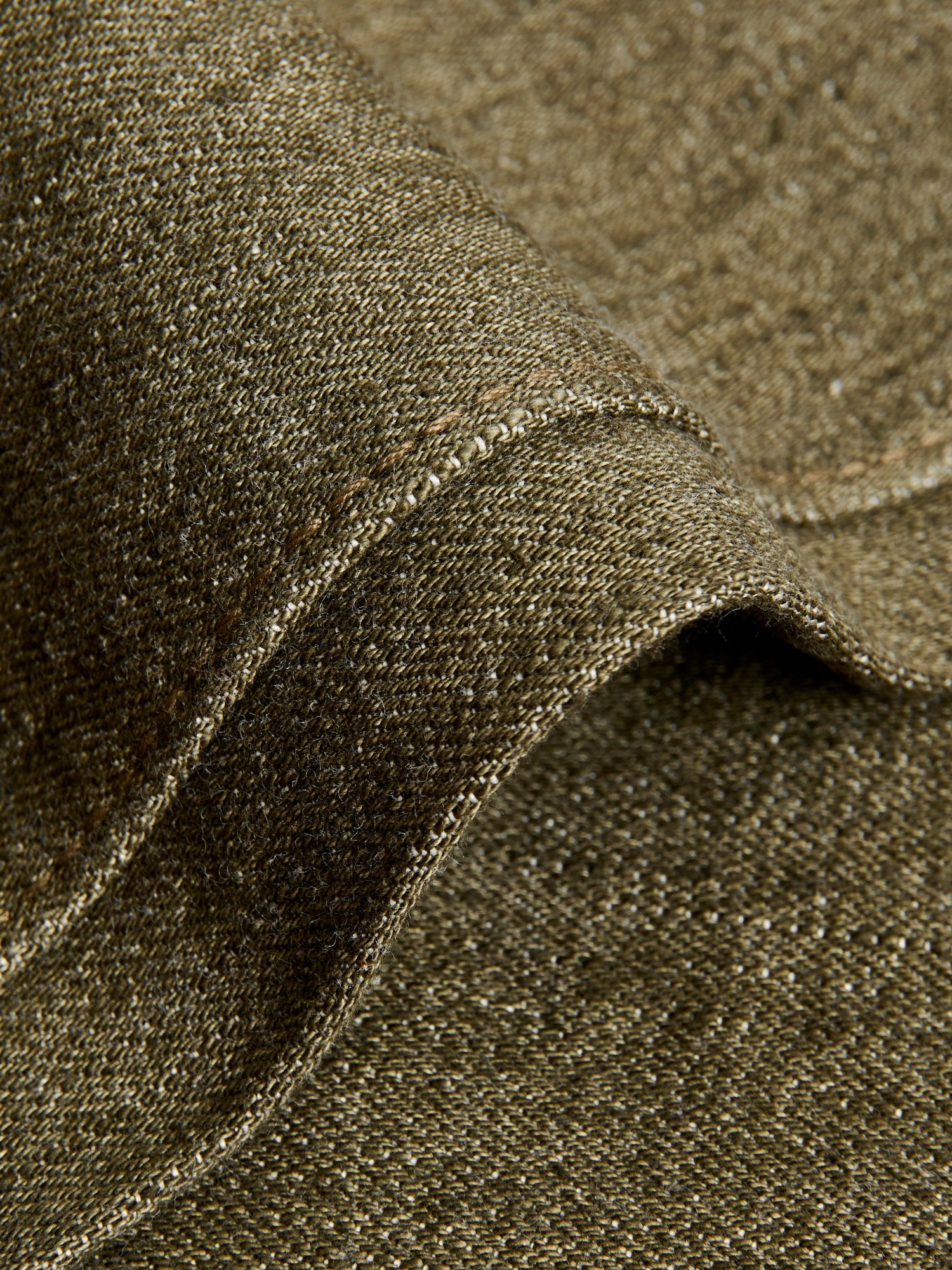 Pure Blue Japan OL-14oz-005 14oz Rinsed Olive Selvedge Denim - Slim ...