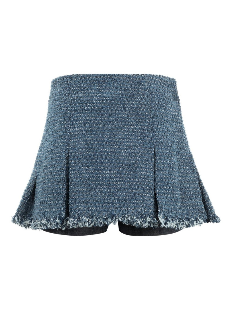 sacai Punching denim shorts outlook