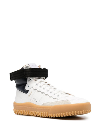 Chloé Franckie high-top sneakers outlook