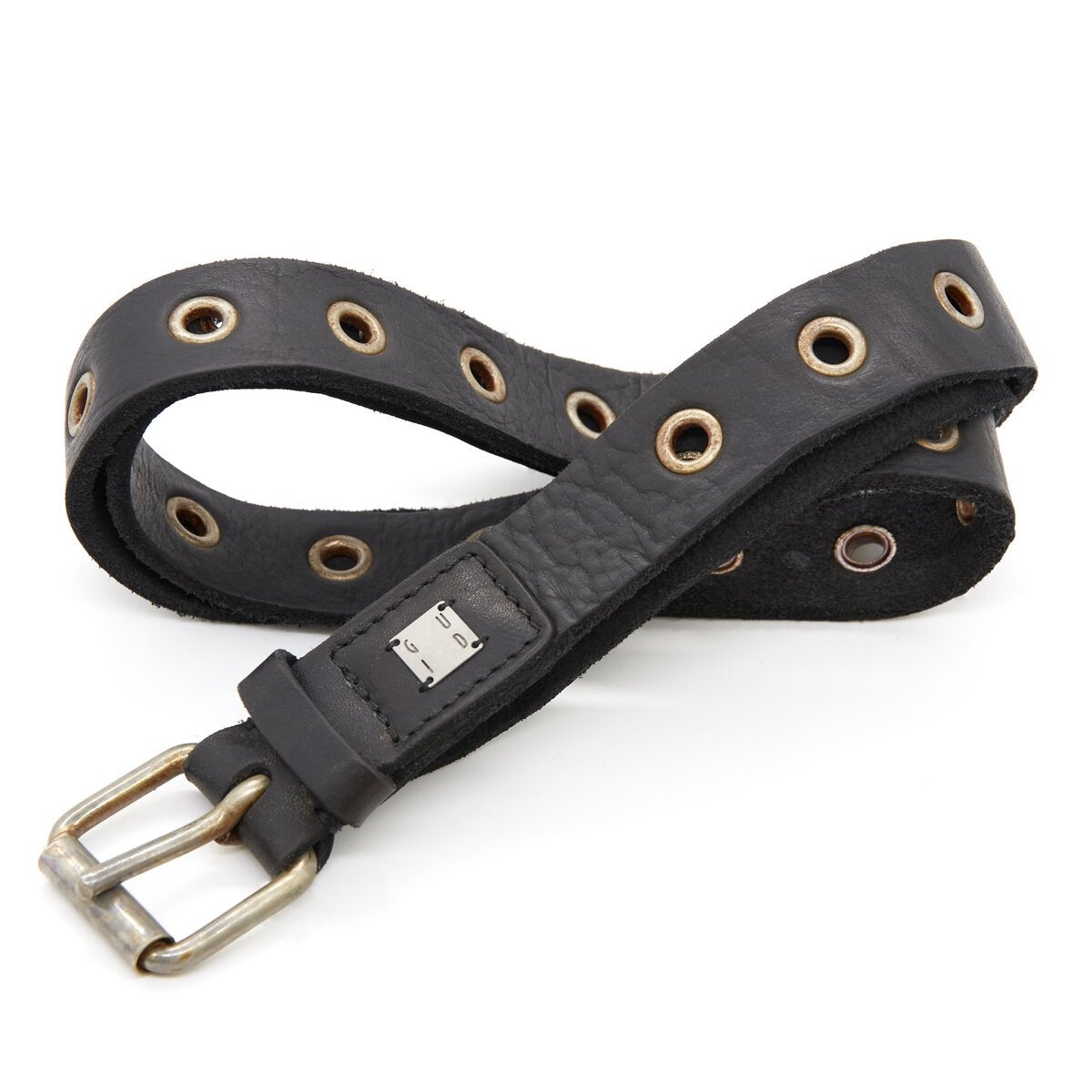 小物 GUIDI LEATHER BELT WITH BUCKLE BISON GUIDI BLT0 BISON FULL GRAIN LEATHER BELT BLACK | DOSHABURI