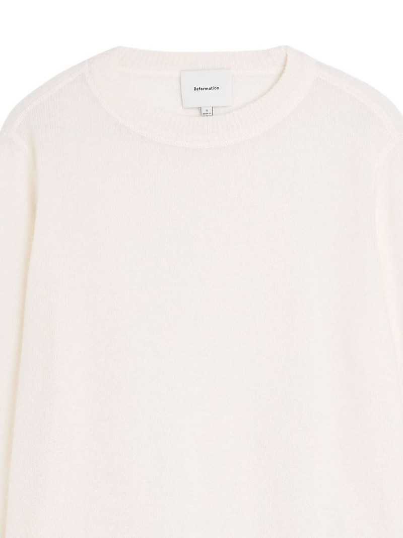 Reformation long-sleeve crew-neck sweater outlook