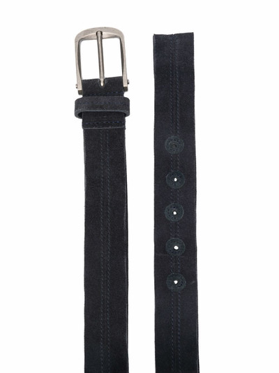 Lanvin buckled leather belt outlook