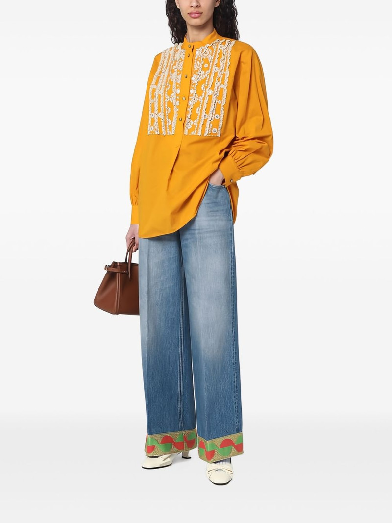 Valentino lace-embellished shirt outlook