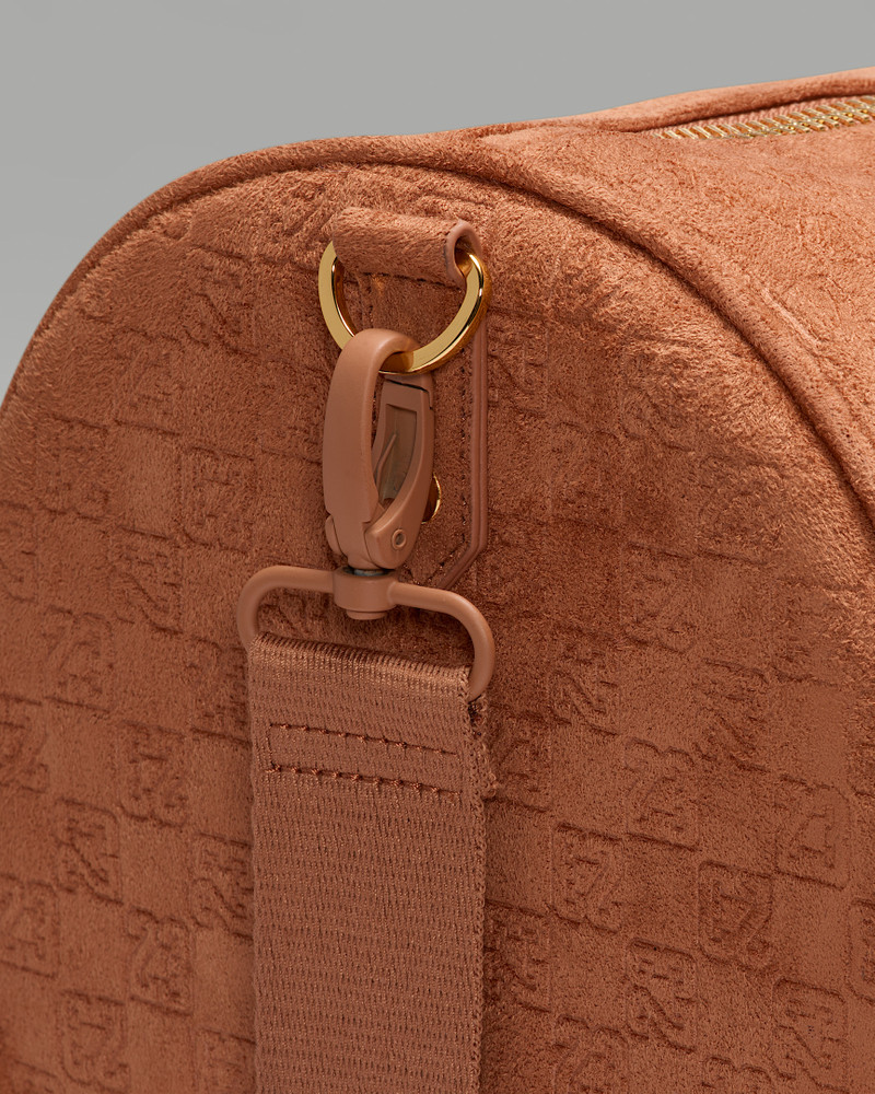 Jordan Suede Monogram Duffel (40L) 6