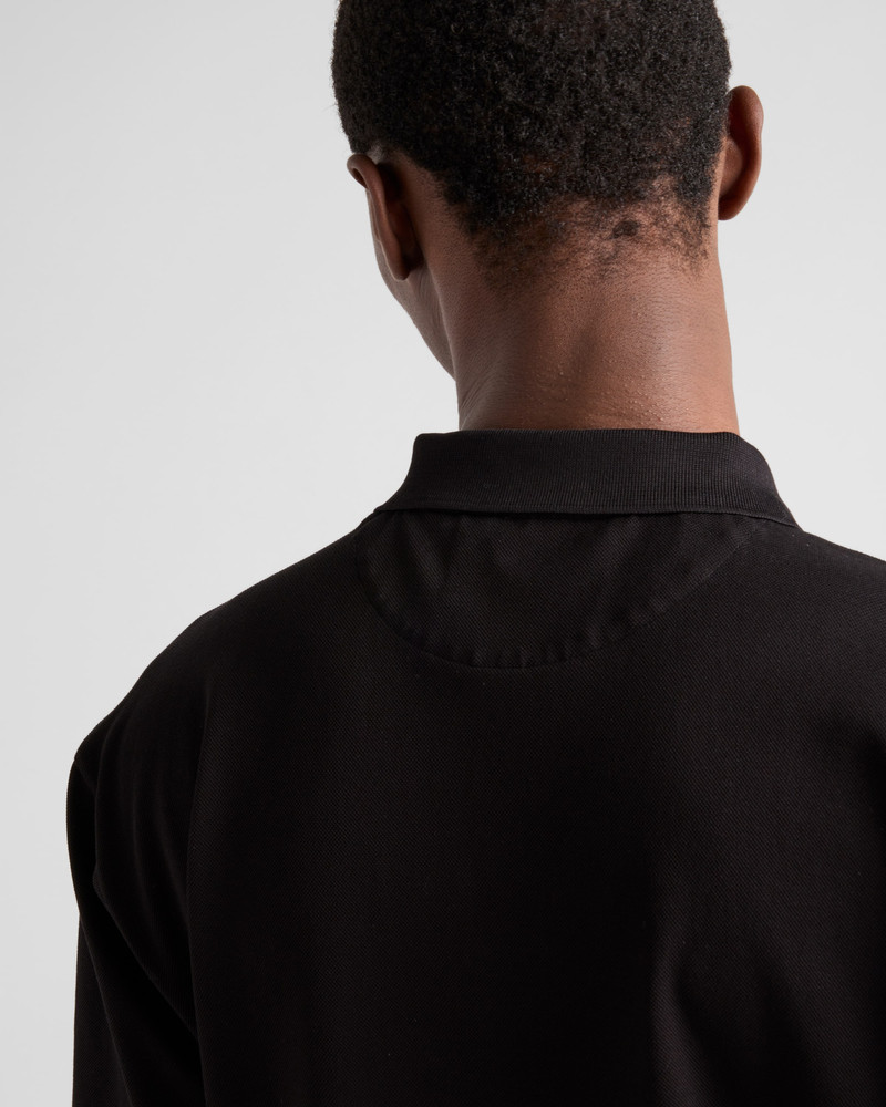Piqué polo shirt with Re-Nylon details 4