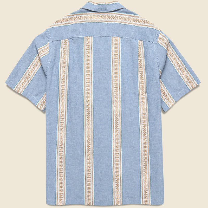 Portuguese Flannel Melissa Camp Shirt - Blue outlook