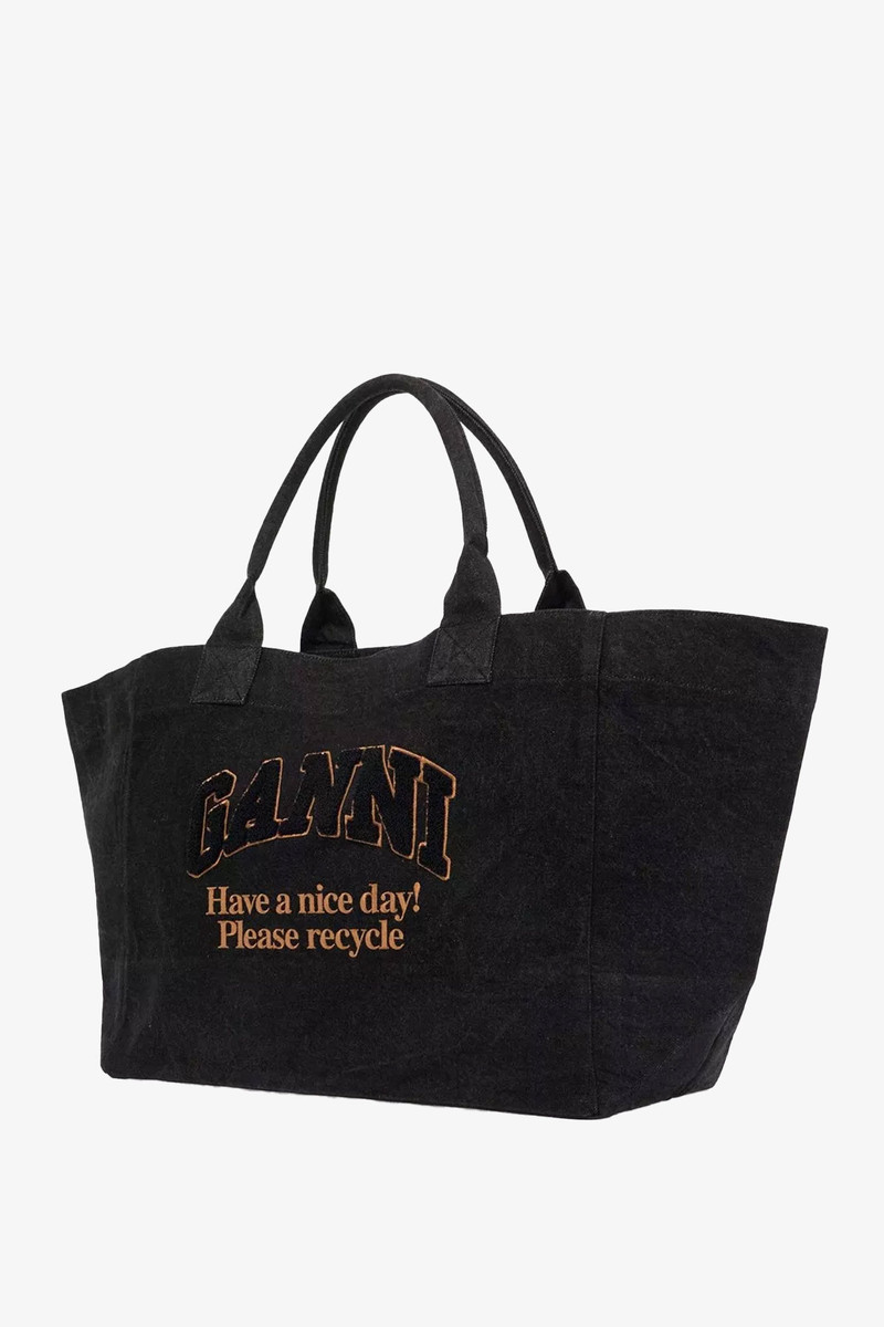 GANNI DENIM XXL TOTE outlook