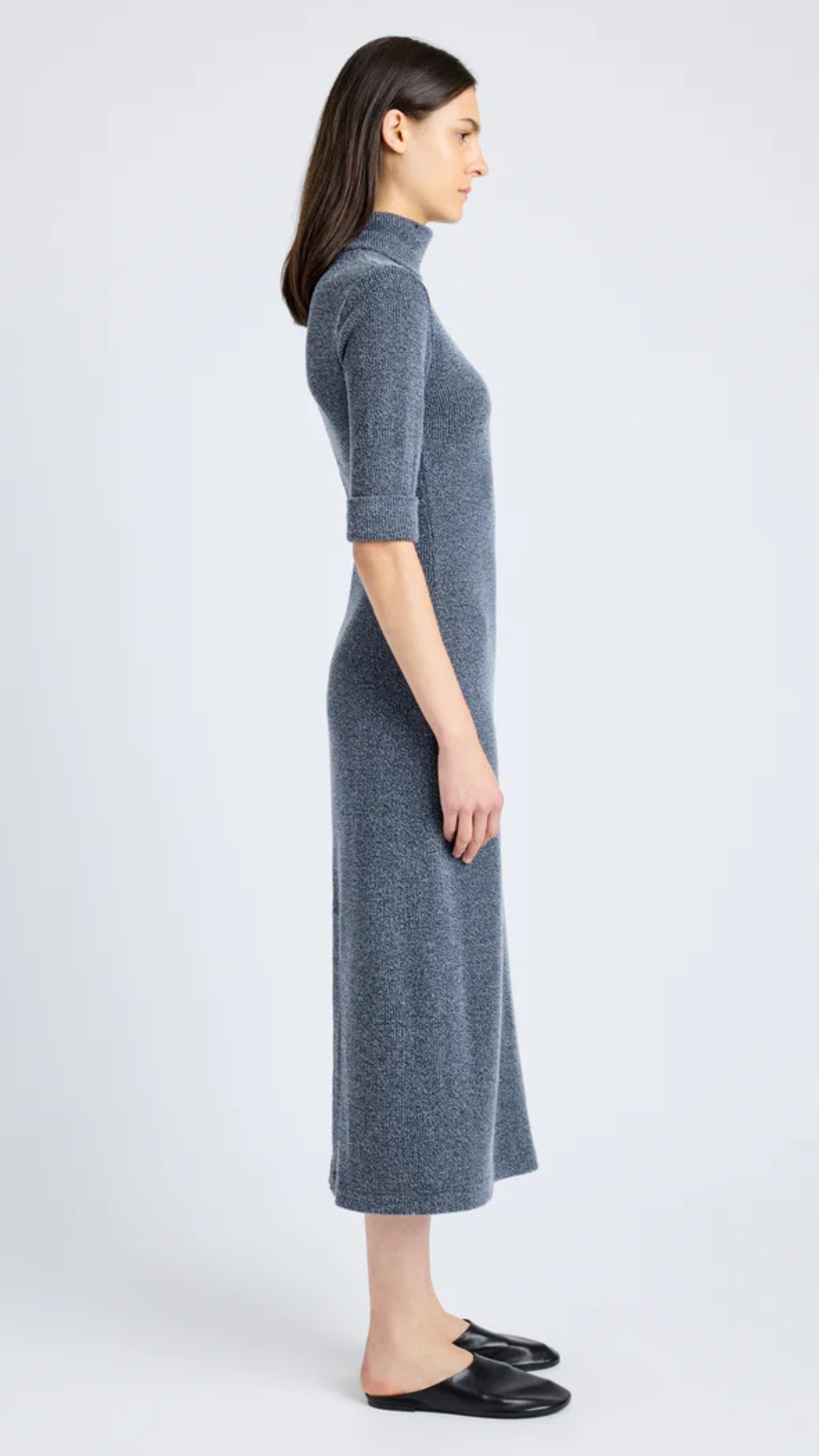 The Cerine Dress in Boucle Rib - 2