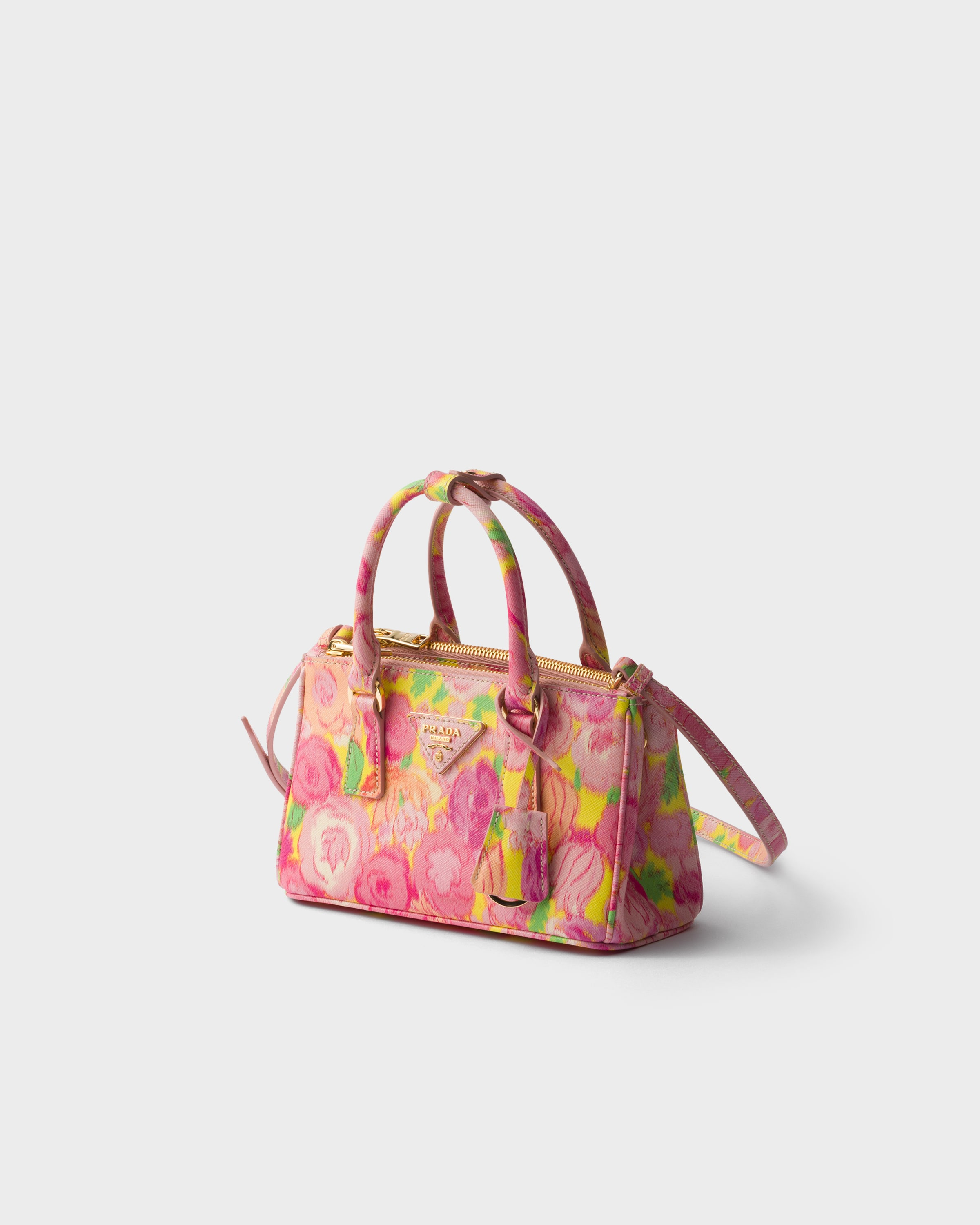 Prada Galleria printed Saffiano leather mini-bag - 3