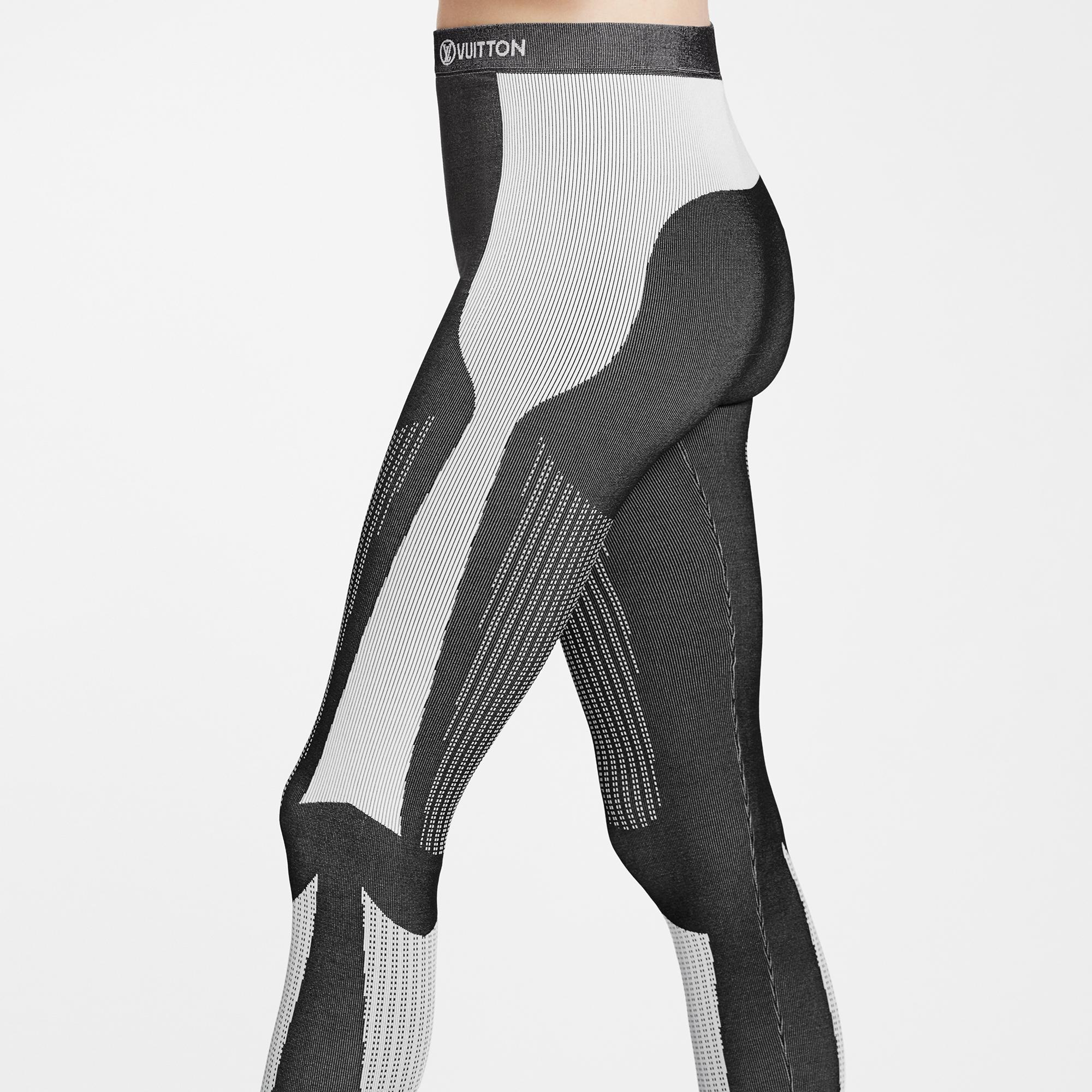 Technical Ribbed Knit Sports Leggings - 5