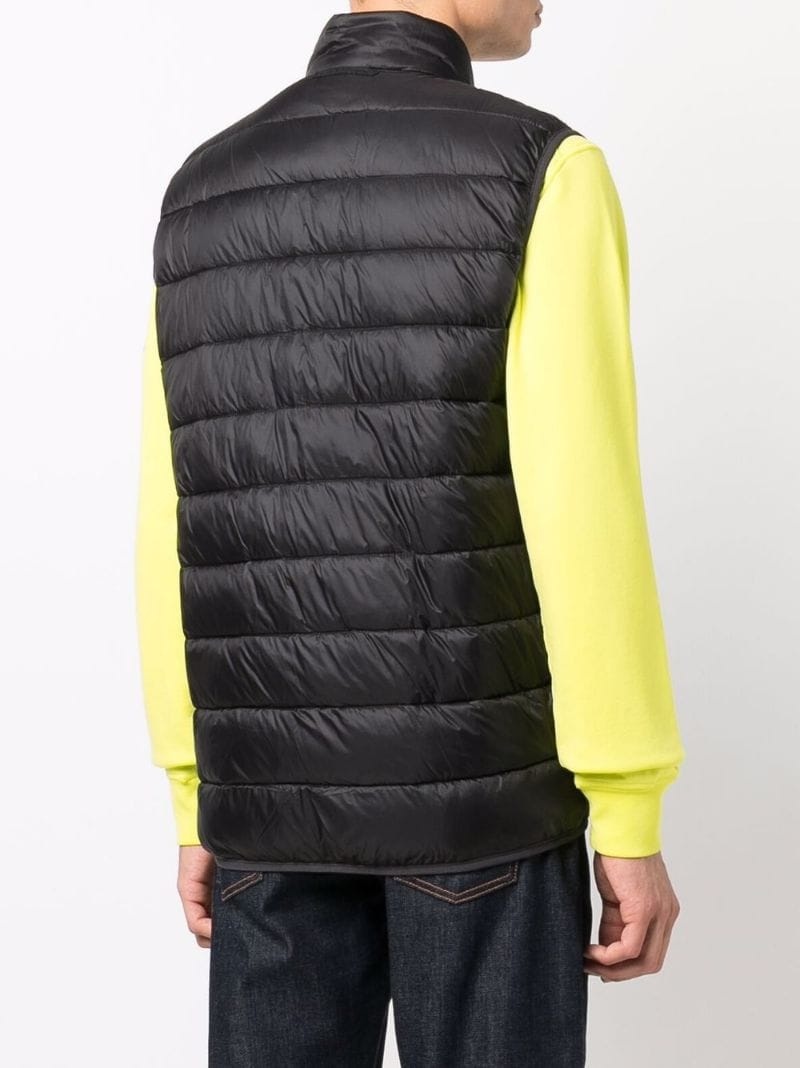 padded logo gilet - 8