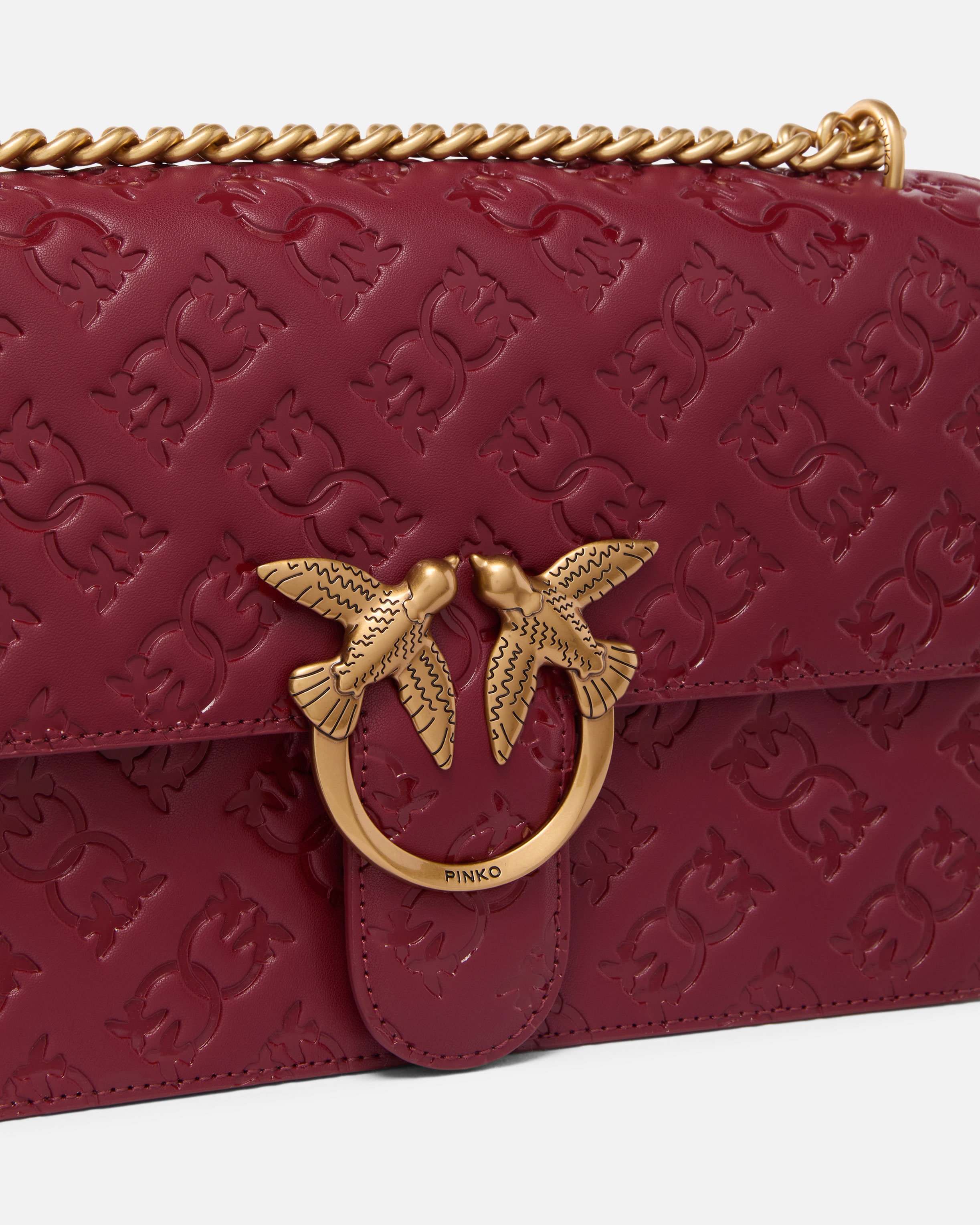 LOVE BAG LEATHER CROSSBODY BAG WITH LOGO - 3