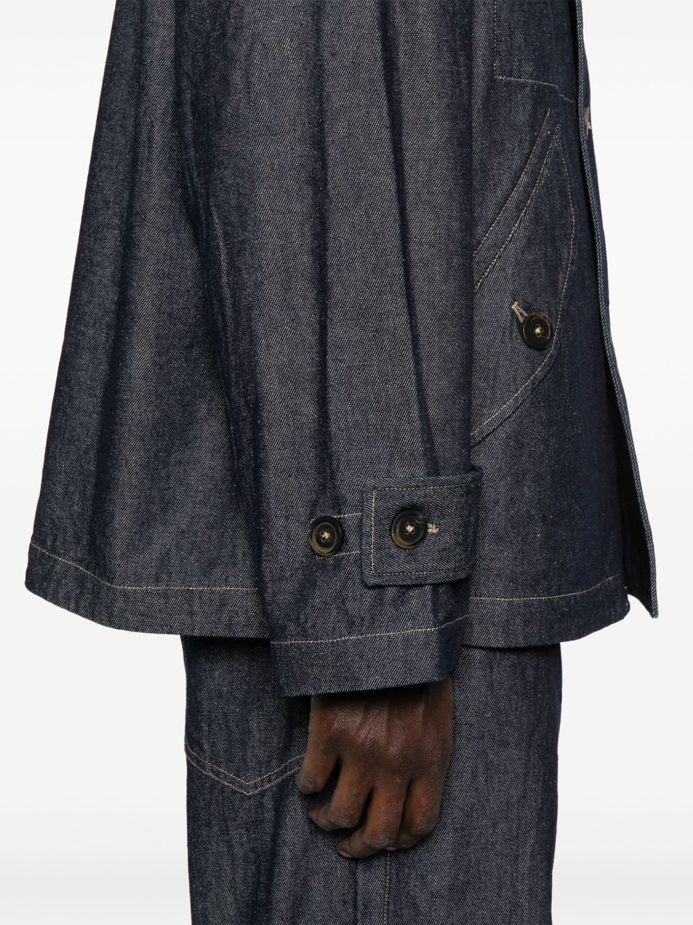 denim blazer - 5