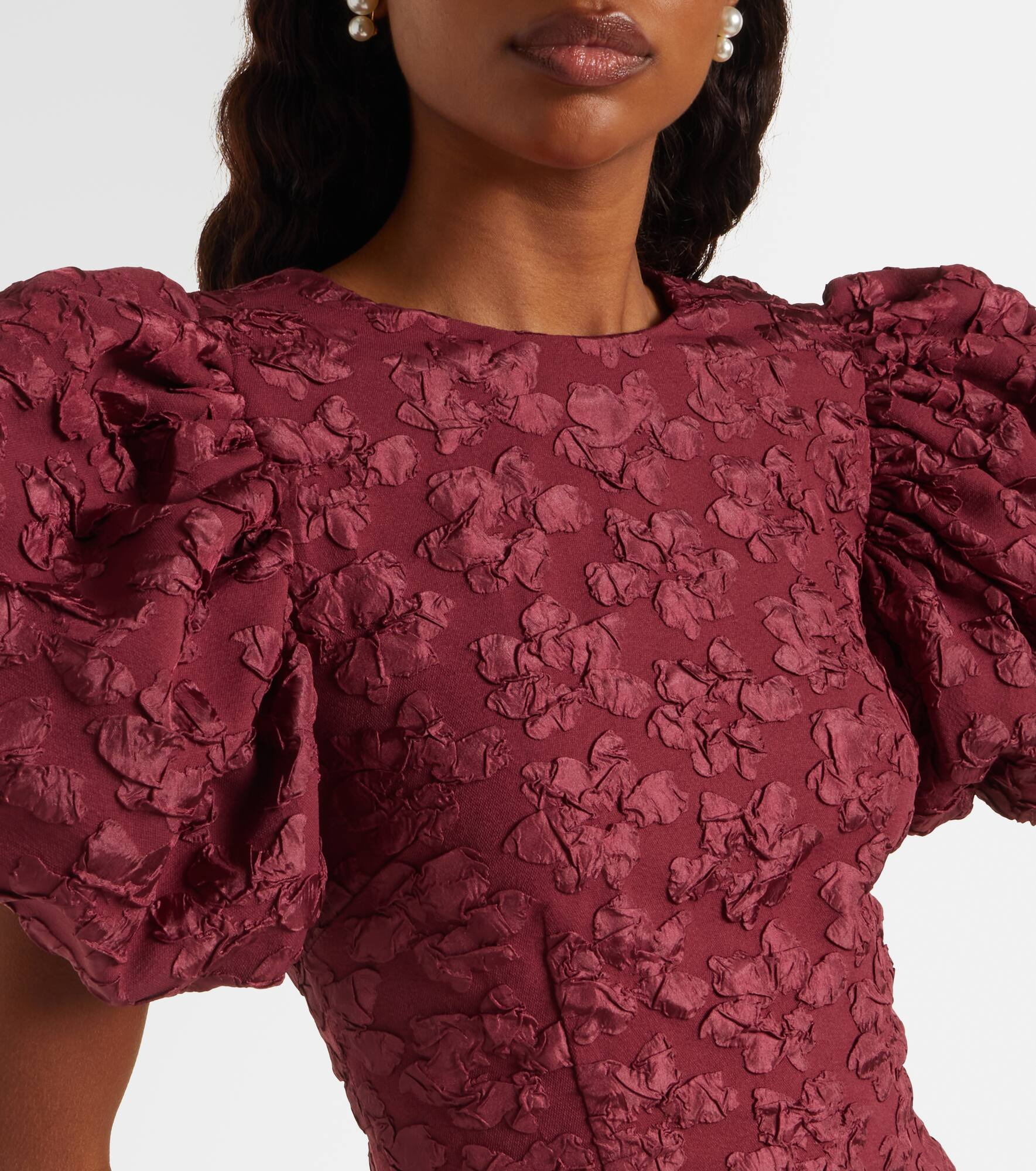 Lori jacquard midi dress - 4